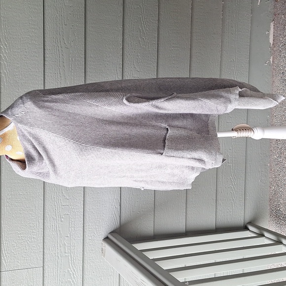 Anthropologie Moth Madison Park Ribbed Poncho M/L - Picture 3 of 10